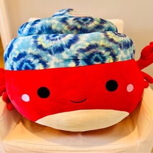 20” Indie the Hermit Crab Squishmallow Jumbo size (NWT)